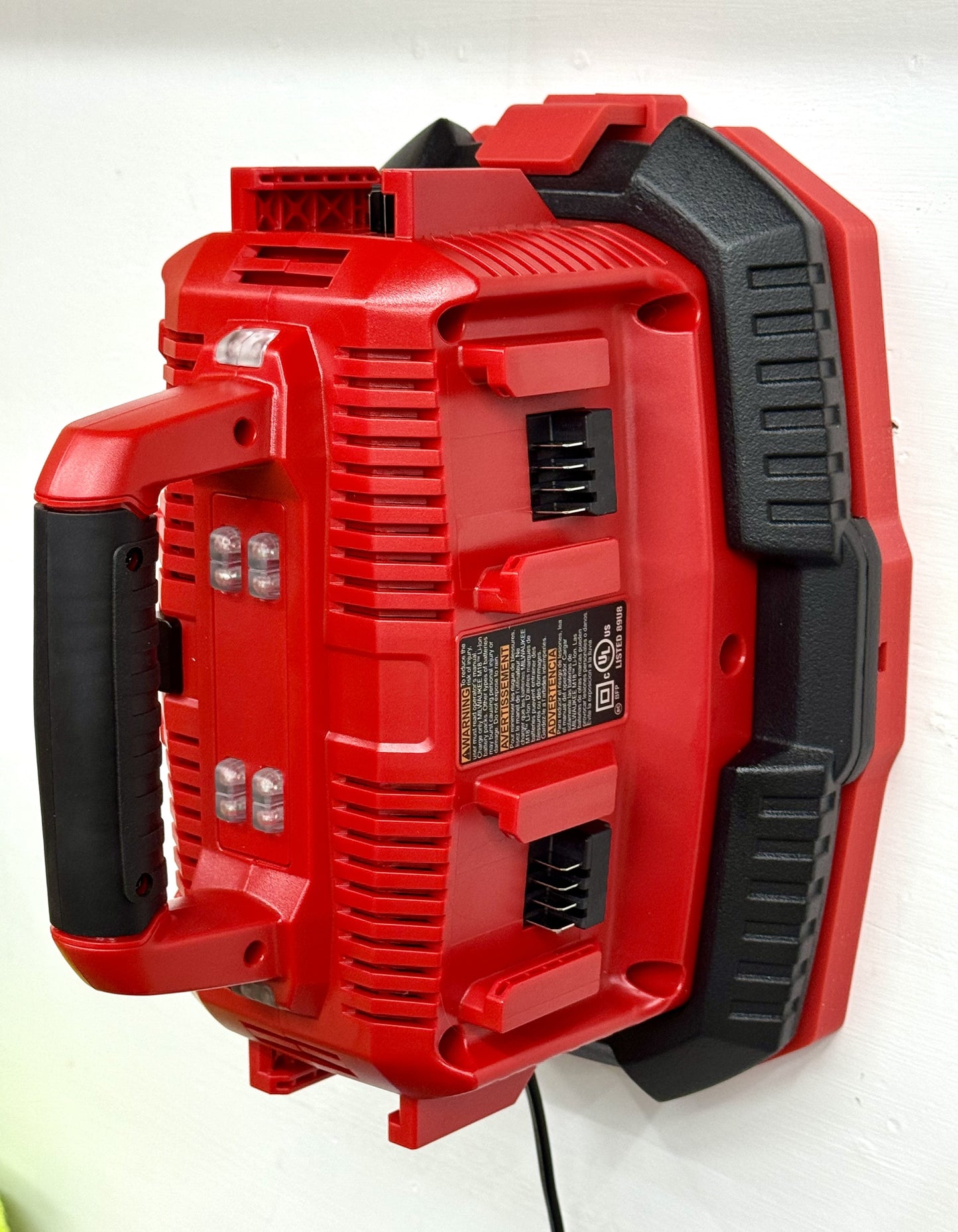 MOUNT for M18 Six-Pack Sequential Charger- Wall Holder for Milwaukee Chargers