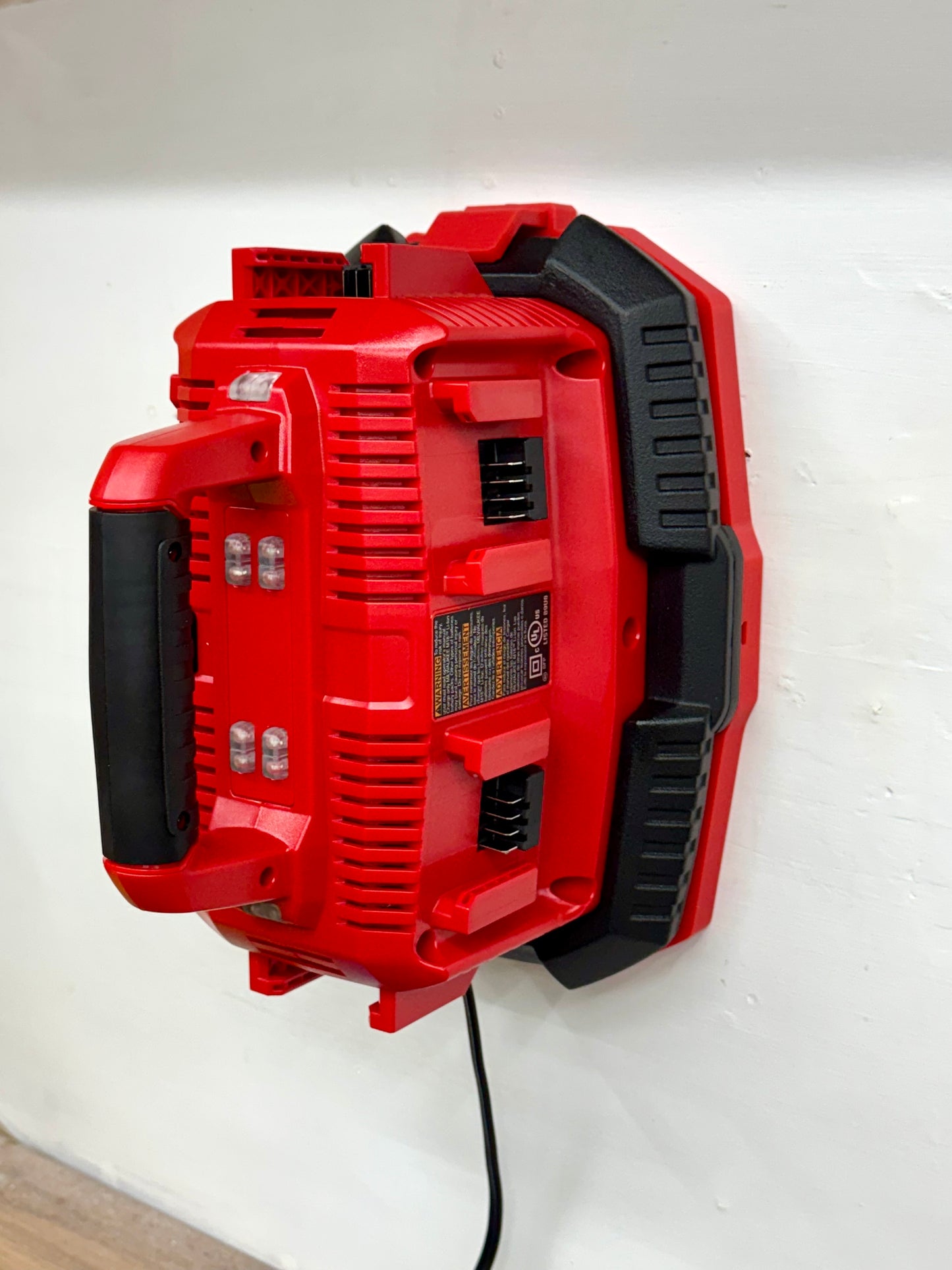 MOUNT for M18 Six-Pack Sequential Charger- Wall Holder for Milwaukee Charger Model Number 48-59-1806