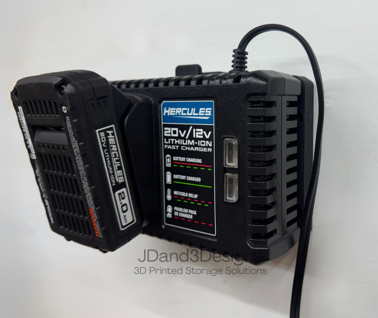 MOUNT for Hercules Fast Charger w/ removable TOP CLAMP- Model # 56559