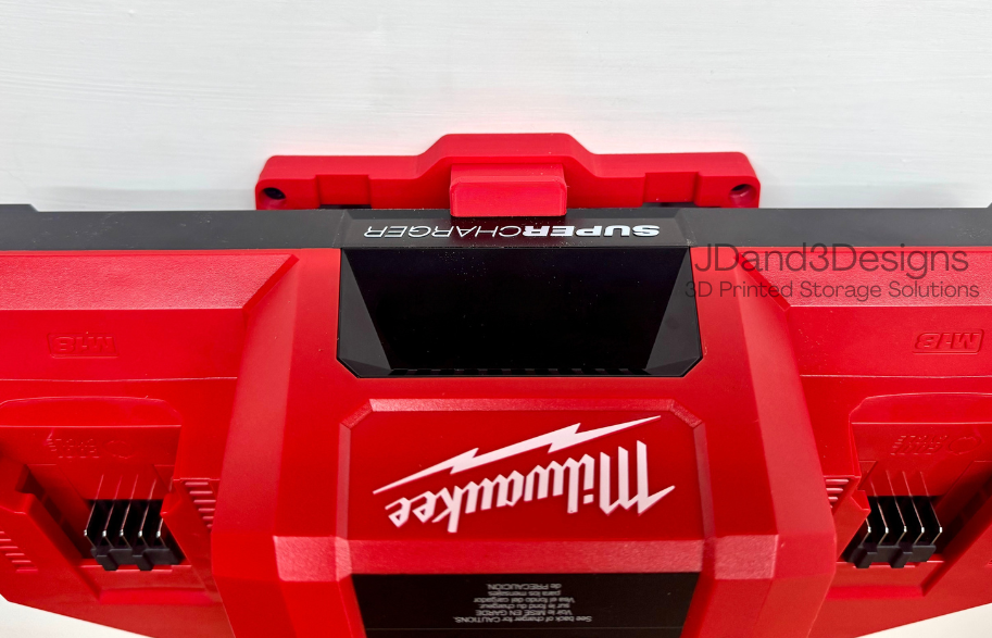 MOUNT for Milwaukee M18 Dual Bay Super Charger- Model 48-59-1815 Wall Mount