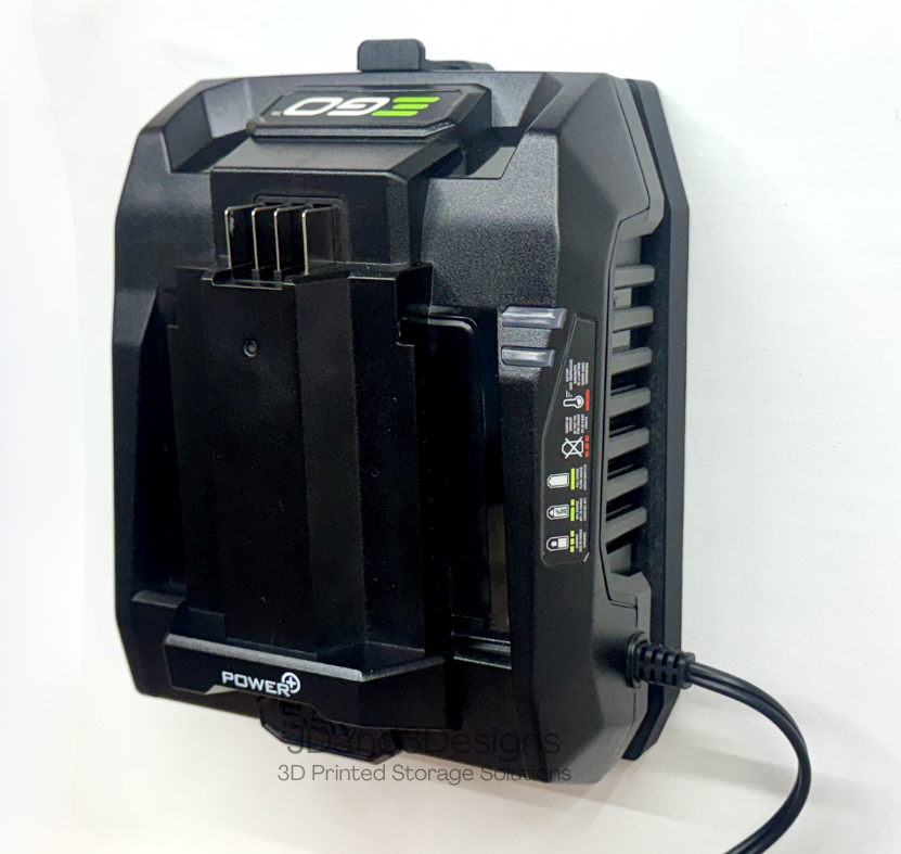 MOUNT for EGO Power+ Speed Charger Model #CH3200 w/ Removable Top Clamp- Charger NOT Included