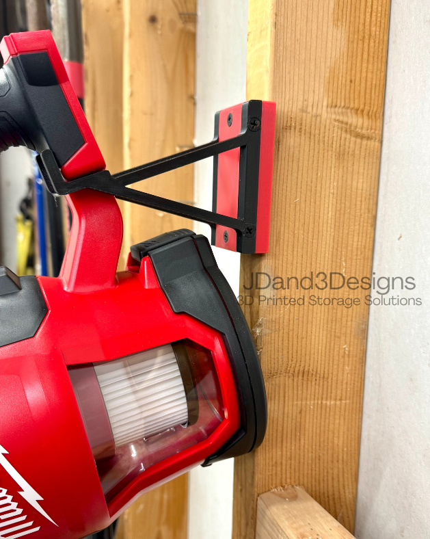 MOUNT for Milwaukee Compact Vacuum- Wall MOUNT Garage Tool Hangers
