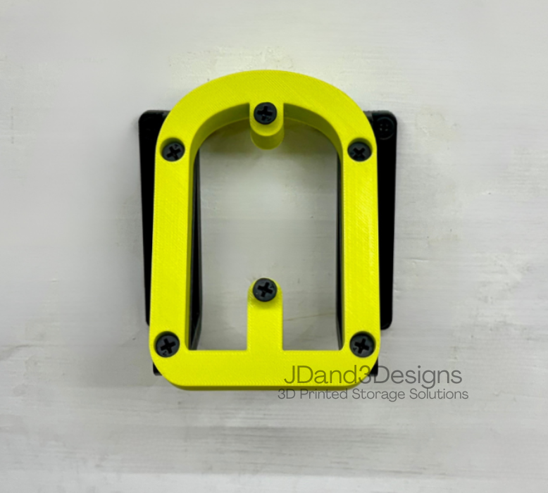 MOUNT for P118B Ryobi One + 18V Lithium+ Battery Charger- Charger/Battery Holder for Ryobi