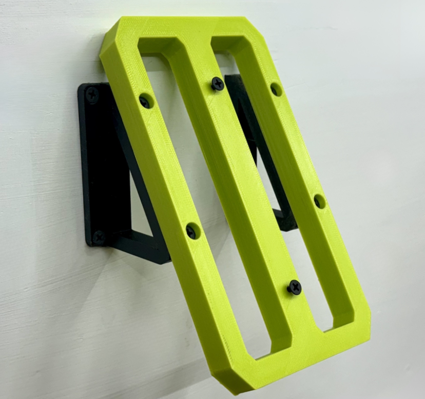MOUNT for Ryobi 18V One + Battery Charger- Charger/Battery Holder for Ryobi Model P118