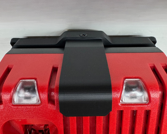 MOUNT for M12-M18 Combo Milwaukee Battery Charger w/ Top Clamp- Wall Holder for Chargers