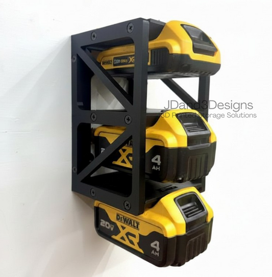 MOUNT for Dewalt Batteries - Battery Storage Station
