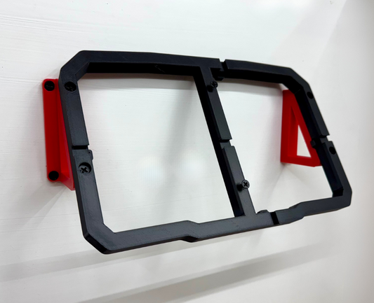 MOUNT for M12 Four Bay Milwaukee Sequential Battery Charger 48-59-1204- Wall Holder for Chargers