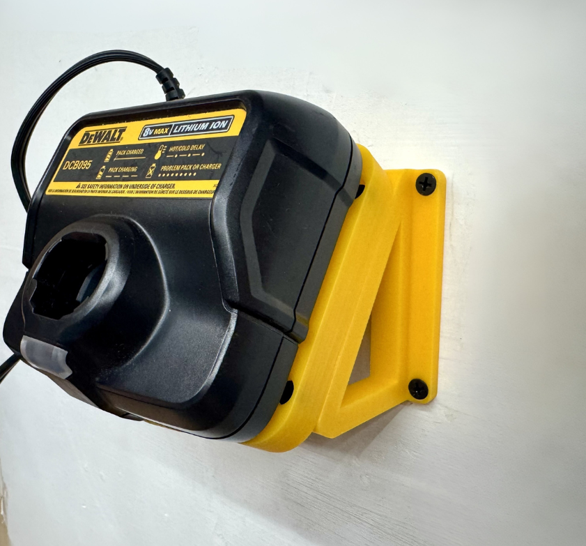 MOUNT for DCB095 8v Max Dewalt Battery Charger- Dewalt Wall Mount