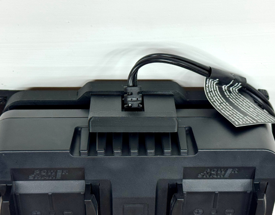 MOUNT for Worx Dual Battery Charger Model #WA3770- Wall Holder for Chargers