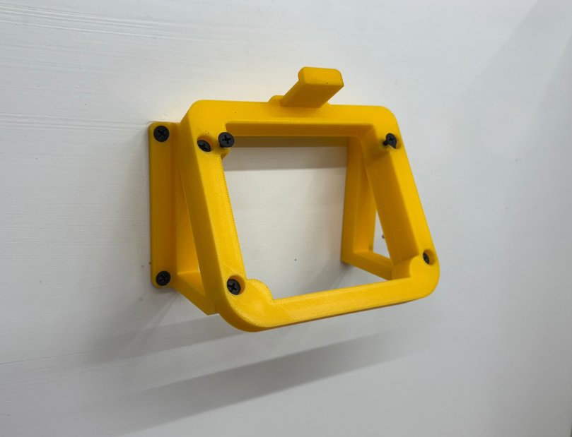 MOUNT for DCB107 Dewalt Battery Charger w/ removable TOP CLAMP!- Dewalt Wall Mount for 12v/20vBattery Charger