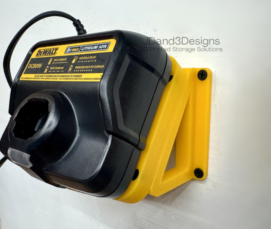 MOUNT for DCB095 8v Max Dewalt Battery Charger- Dewalt Wall Mount