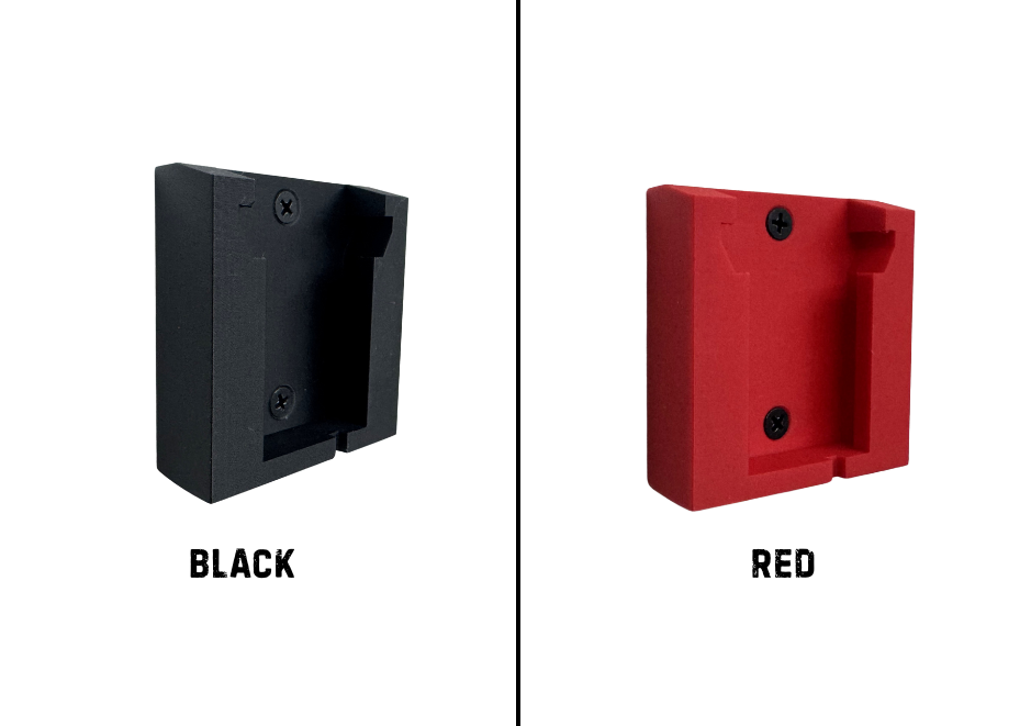 MOUNT for M18 Milwaukee Battery- Wall Battery Holder/ Battery Cover
