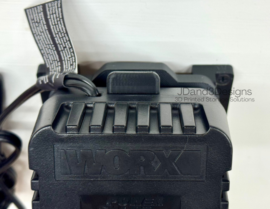 MOUNT for Worx Quick Charge Battery Charger- Model #WA3881- Wall Holder for Chargers