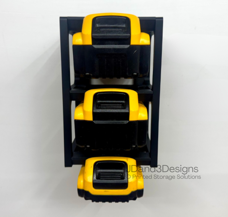 MOUNT for Dewalt Batteries - Battery Storage Station