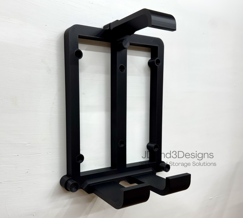 MOUNT for DCB104 Fast Dewalt Battery Charger w/ REMOVABLE top and bottom clamps- Dewalt Wall Mount