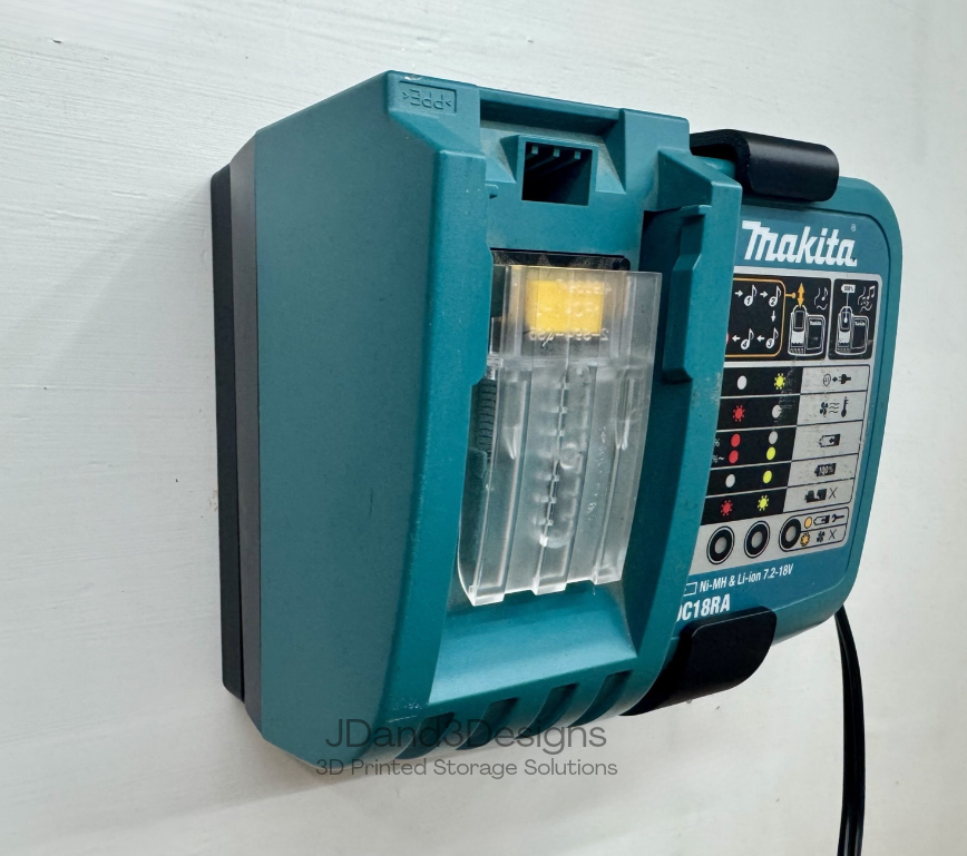 MOUNT for Makita DC18RA Charger Wall Mount- Charger NOT Included