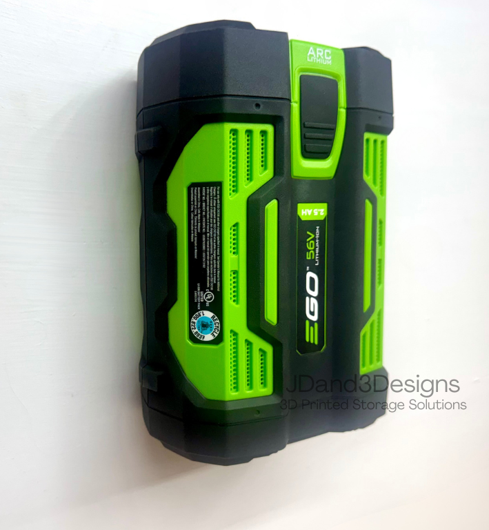 MOUNT for EGO 56v Battery- Wall Mount for EGO Battery/ Battery Cover