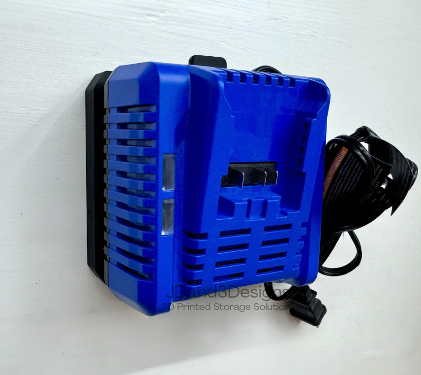 MOUNT for Kobalt (#KRC 2445-03) 24v Max Battery Charger w/ Top Clamp