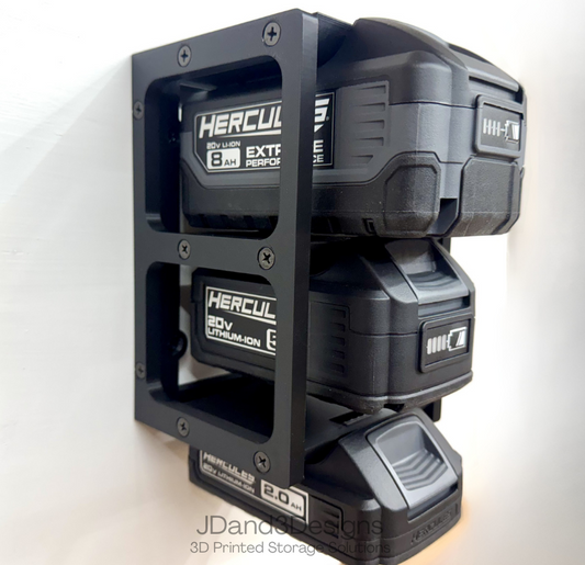 MOUNT for Hercules 20v Batteries - Battery Storage Station