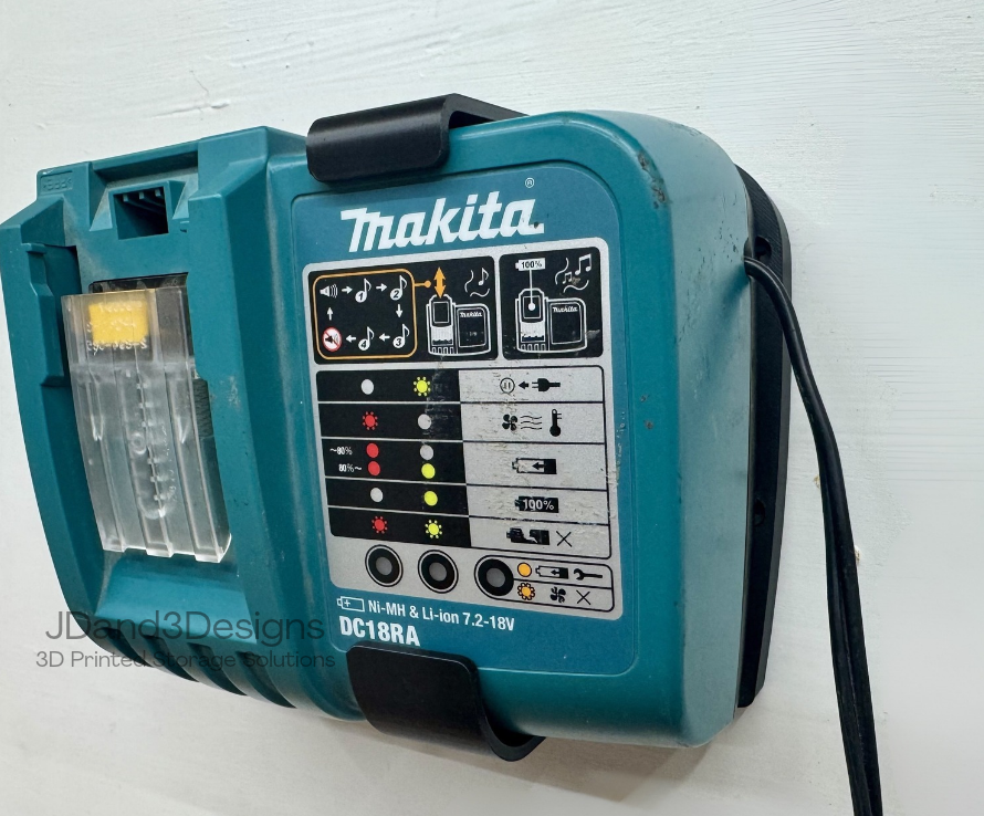 MOUNT for Makita DC18RA Charger Wall Mount- Charger NOT Included