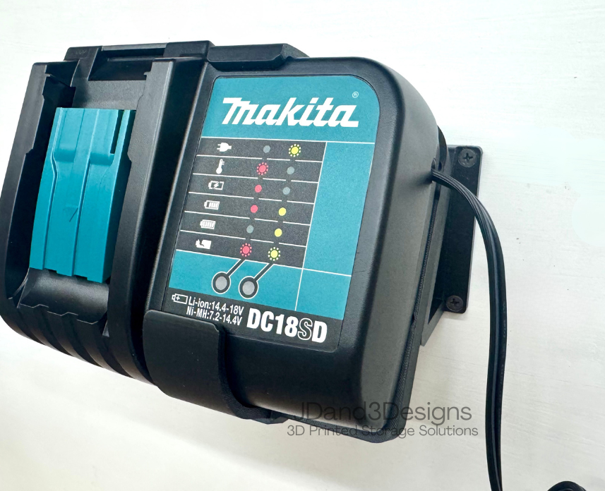 MOUNT for Makita DC18SD Charger Wall Mount- Charger NOT Included