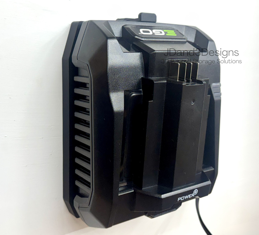 MOUNT for EGO Power+ Speed Charger Model #CH3200 w/ Removable Top Clamp- Charger NOT Included