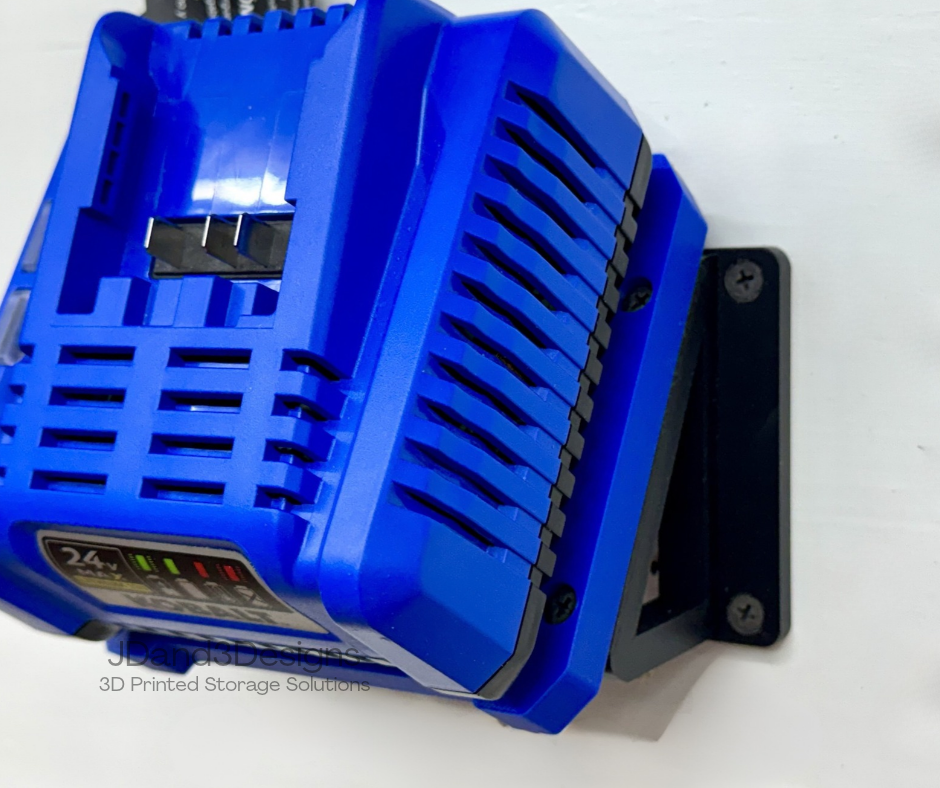 MOUNT for Kobalt (#KRC 2445-03) 24v Max Battery Charger w/ Top Clamp