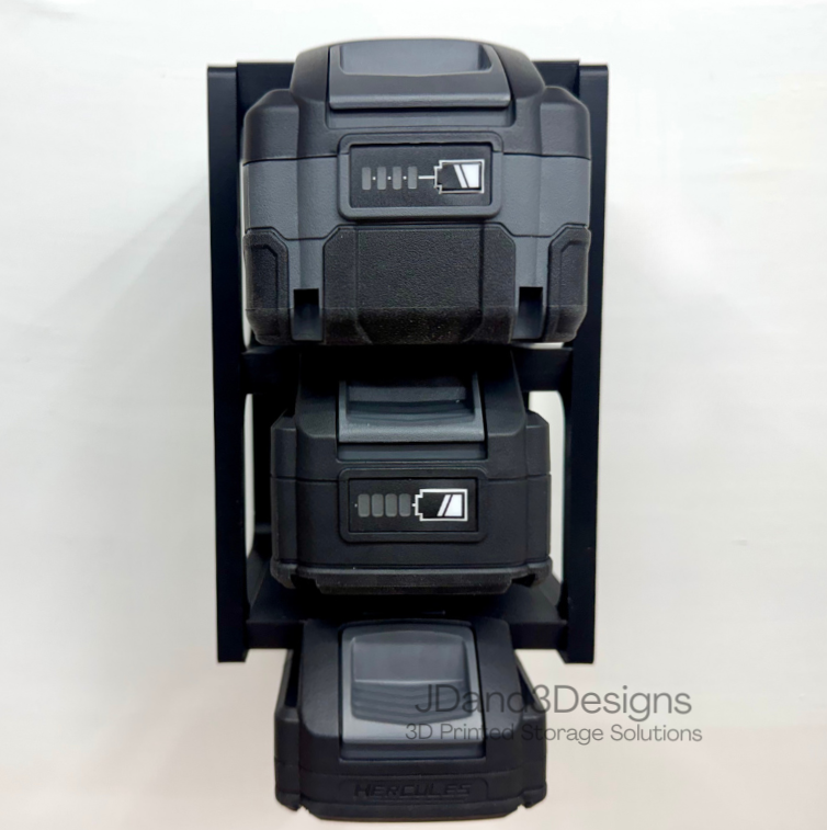 MOUNT for Hercules 20v Batteries - Battery Storage Station