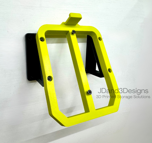 MOUNT for PCG004 Ryobi One + Fast Charger 18V- Charger/Battery Holder for Ryobi