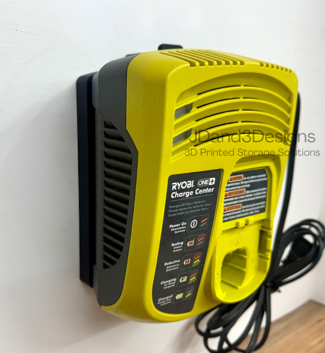 MOUNT for Ryobi One+ P113 Charge Center- Charger/Battery Holder for Ryobi Model P113