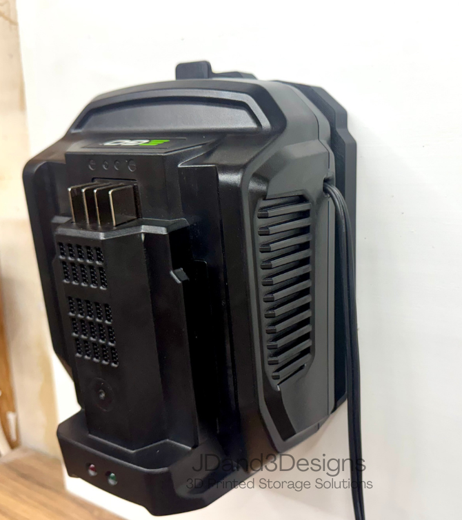 MOUNT for EGO Power+ Charger Model #CH2100 w/ Removable Top Clamp- Charger NOT Included
