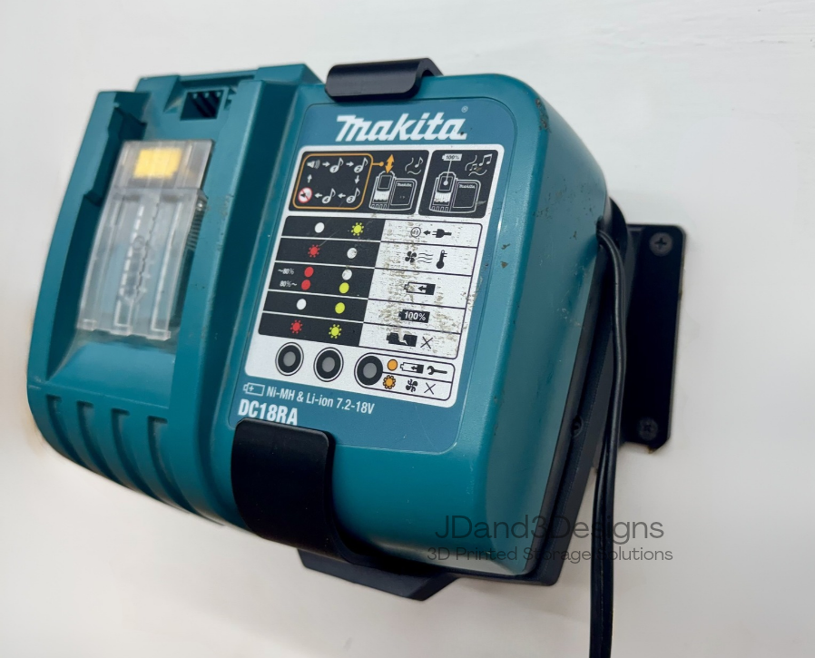 MOUNT for Makita DC18RA Charger Wall Mount- Charger NOT Included