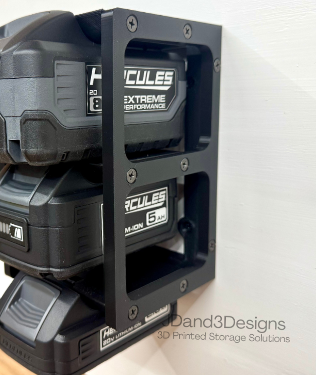 MOUNT for Hercules 20v Batteries - Battery Storage Station