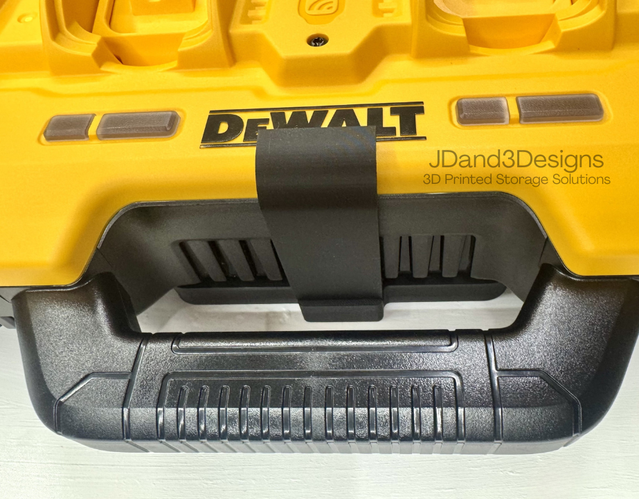 MOUNT for DCB104 Fast Dewalt Battery Charger w/ REMOVEABLE top and bottom clamps- Dewalt Wall Mount