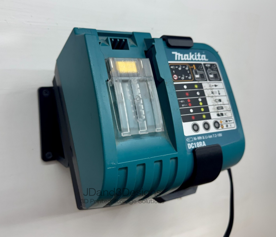 MOUNT for Makita DC18RA Charger Wall Mount- Charger NOT Included