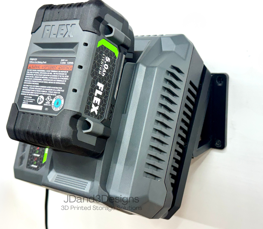 MOUNT for Flex Rapid Charger w/ Top Clamp- Model #FX0421