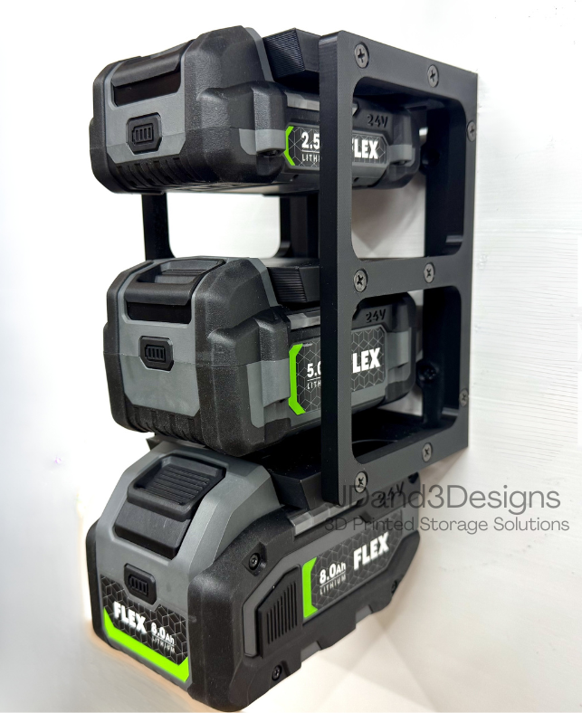 MOUNT for Flex 24v Batteries - Battery Storage Station