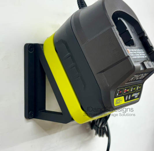 MOUNT for P118B Ryobi One + 18V Lithium+ Battery Charger- Charger/Battery Holder for Ryobi