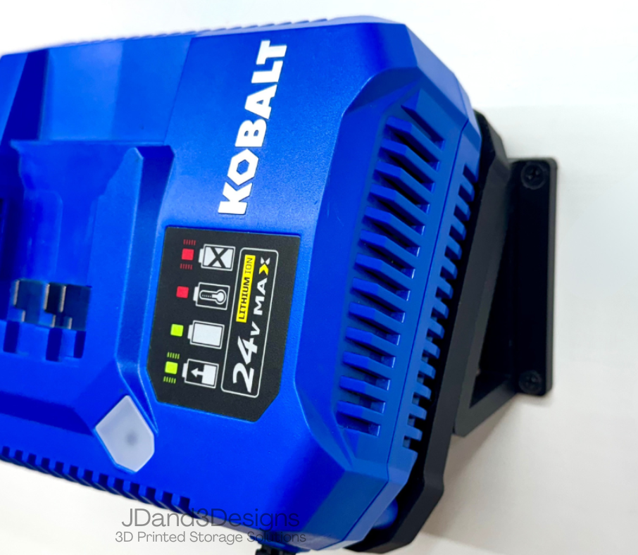MOUNT for Kobalt 24v Max Battery Charger w/ Top Clamp- Model #KCH 2411-03