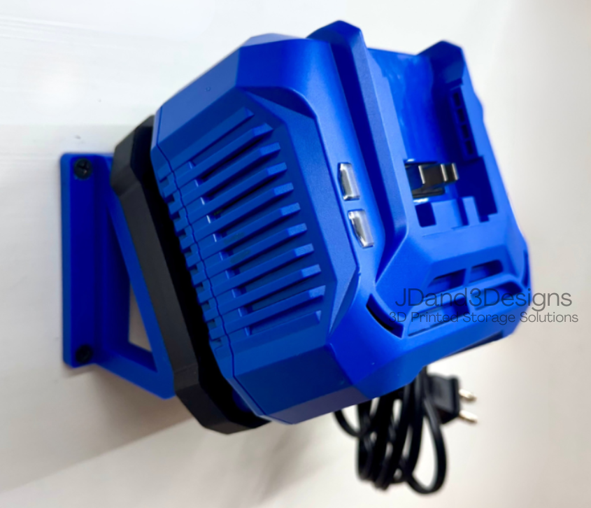 MOUNT for Kobalt 24v Max Battery Charger w/ Top Clamp- Model #KCH 2401-03