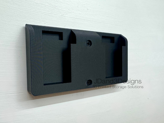 MOUNT for 20v Hercules Battery Single or Double- Wall Mount for any 20v Hercules Battery/ Battery Cover