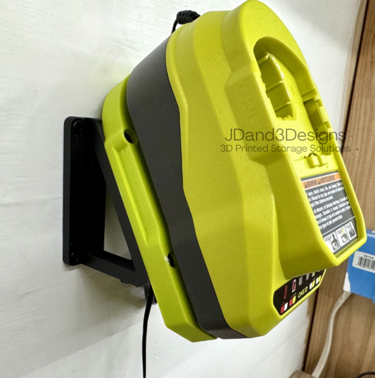 MOUNT for PCG002 Ryobi One + 18V Lithium-Ion Battery Charger- Charger/Battery Holder for Ryobi