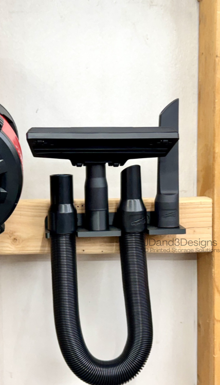 MOUNT for Milwaukee Compact Vacuum Accessories- Wall MOUNT- Garage Tool Hangers