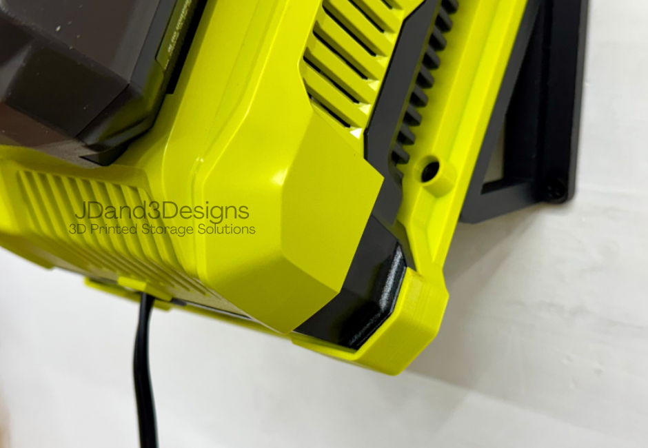 MOUNT for Ryobi 40V Model#OP406VNM Battery Charger- Charger/Battery Holder for Ryobi