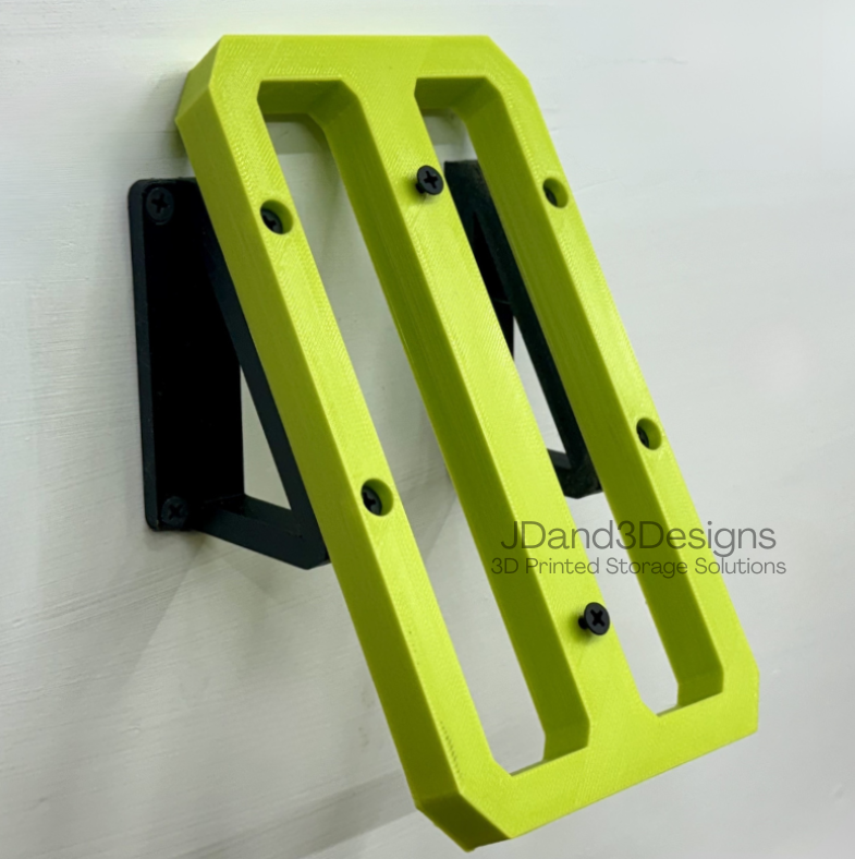 MOUNT for Ryobi 18V One + Battery Charger- Charger/Battery Holder for Ryobi Model P118