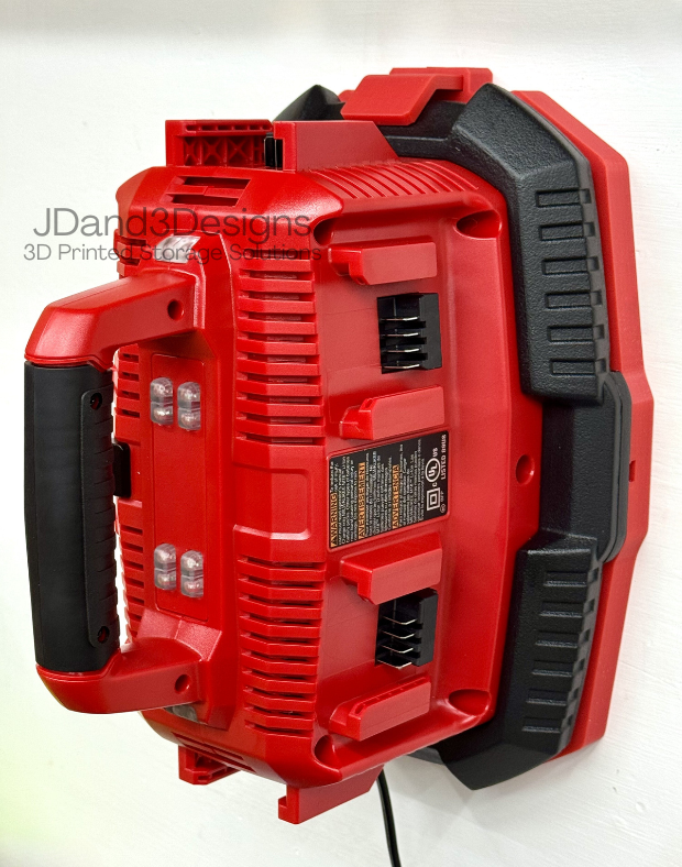 MOUNT for M18 Six-Pack Sequential Charger- Wall Holder for Milwaukee Charger Model Number 48-59-1806