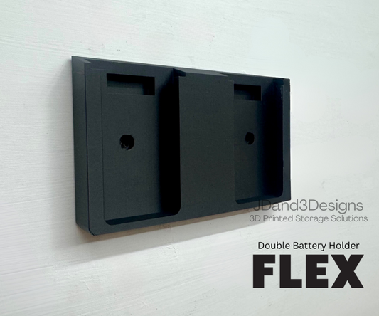 MOUNT for 24v Flex Battery Single or Double- Wall Mount for any 24v Flex Battery/ Battery Cover
