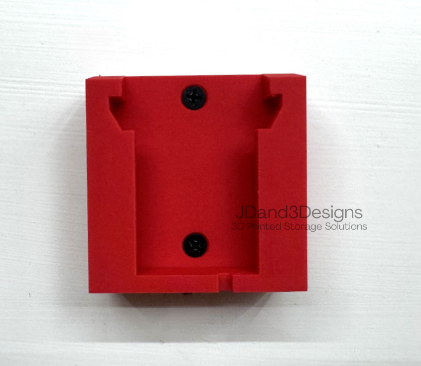 MOUNT for M18 Milwaukee Battery- Wall Battery Holder/ Battery Cover