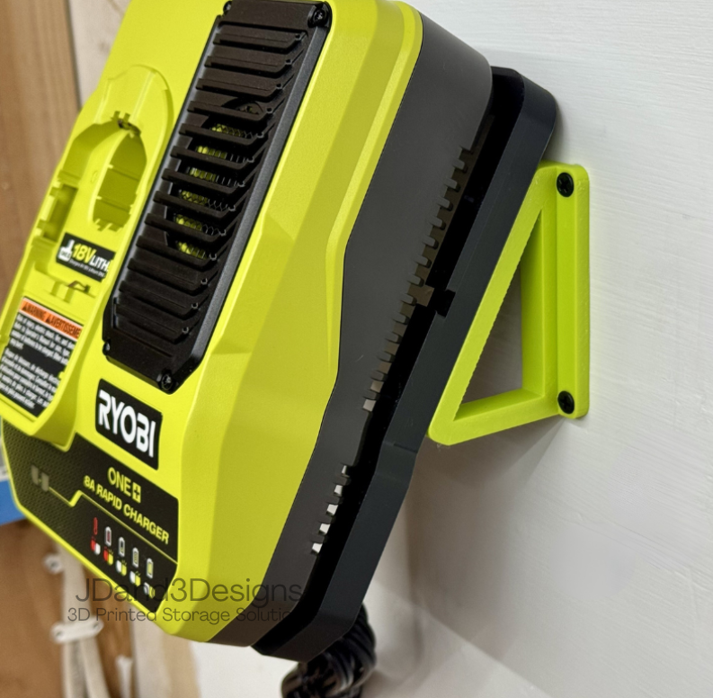MOUNT for Ryobi 18V One+ 8A Rapid Battery Charger- Ryobi Charger Model PCG008