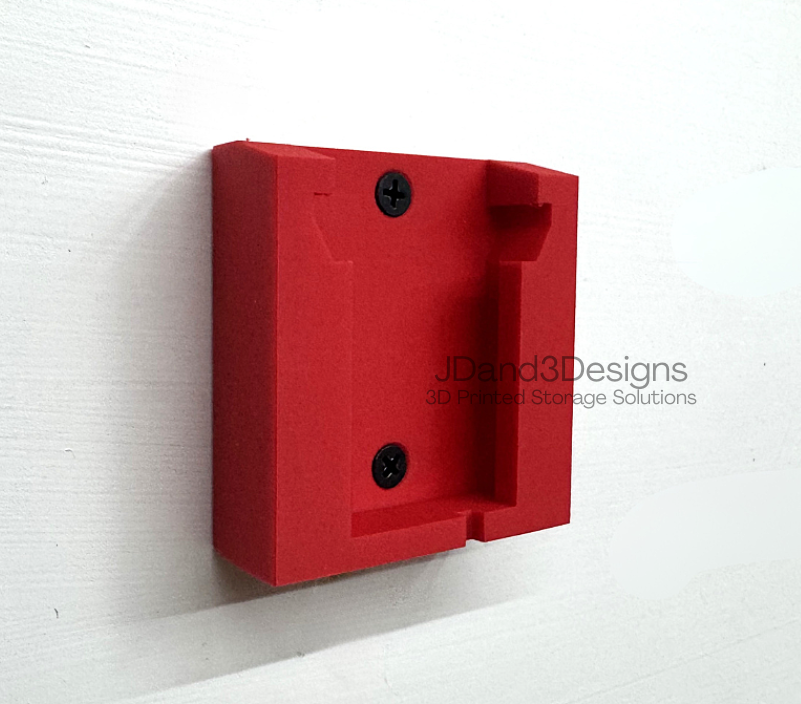 MOUNT for M18 Milwaukee Battery- Wall Battery Holder/ Battery Cover